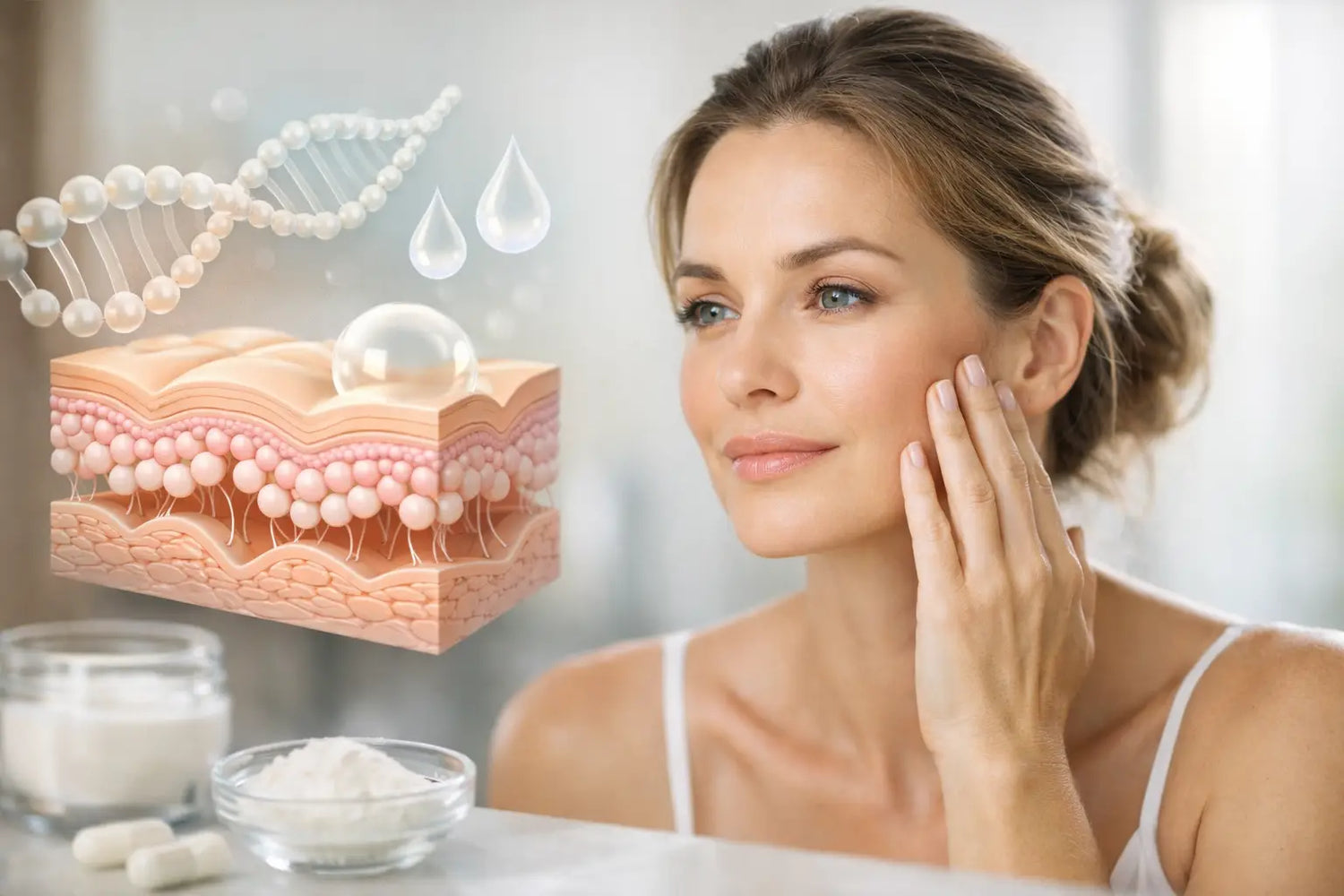 Collagene dopo i 30 anni: cosa cambia davvero