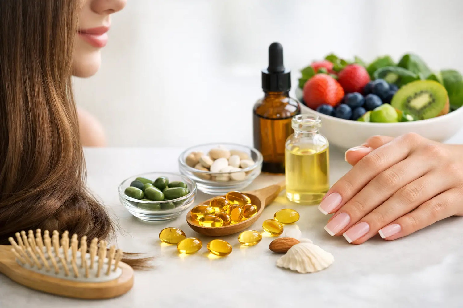Le vitamine utili per capelli e unghie forti