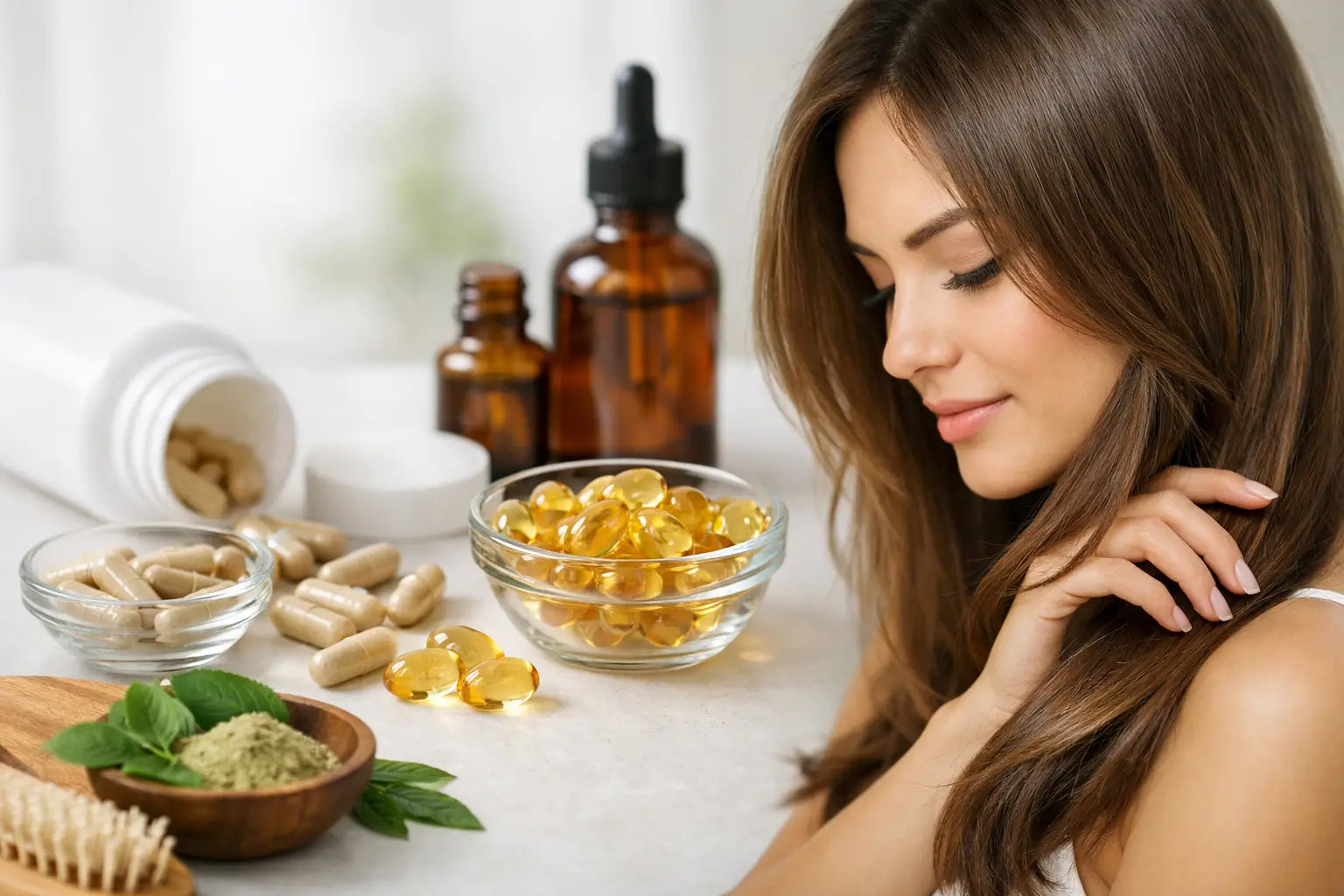 Integratore per capelli fragili e sottili